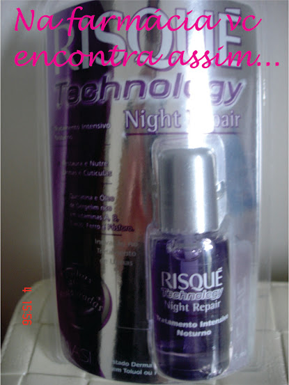 Risque Night Repair óleo para as unhas