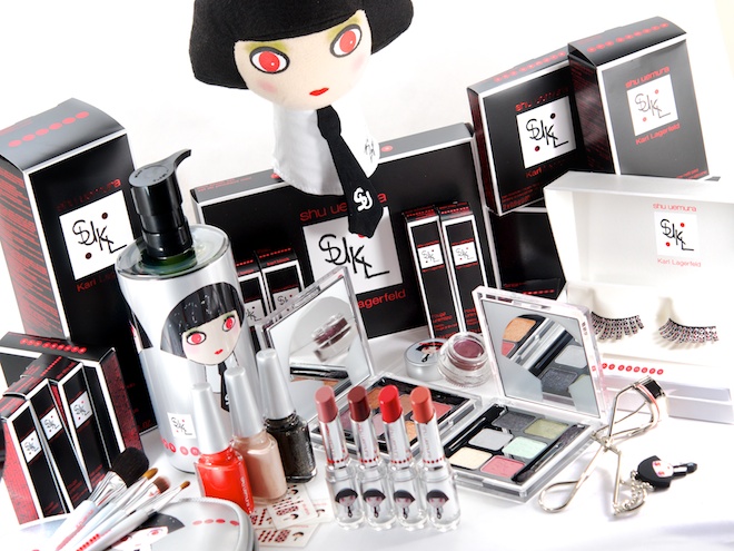 Karl Lagerfeld para Shu Uemura  maquiagem