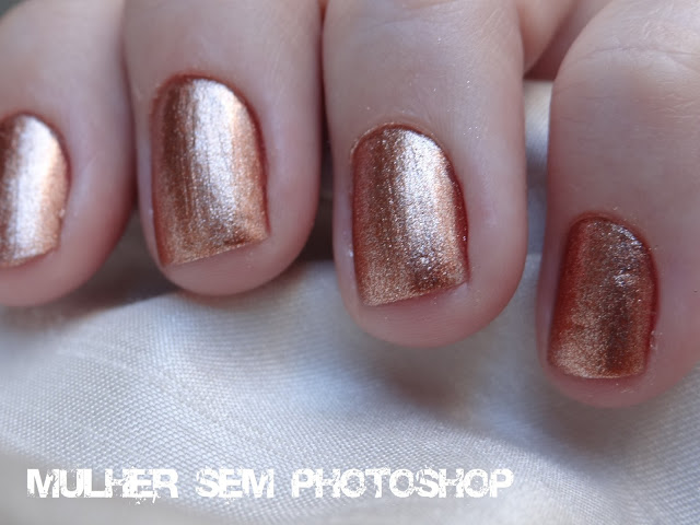 Copper Penny Revlon esmalte metalizado cobre swatches resenha