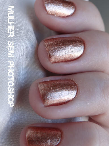 Copper Penny Revlon esmalte metalizado cobre swatches resenha