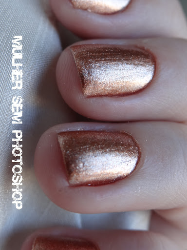 Copper Penny Revlon esmalte metalizado cobre swatches resenha