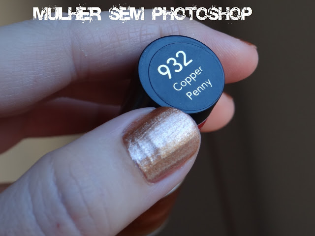 Copper Penny Revlon esmalte metalizado cobre swatches resenha