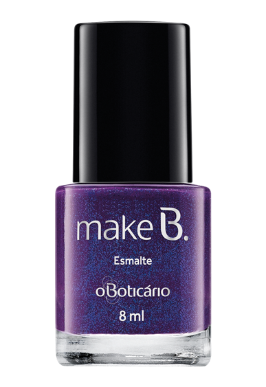 Esmalte Boticário Glow Purple - Black Crystal