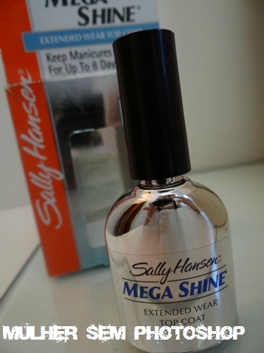 mega shine Sally Hansen Top Coat resenha