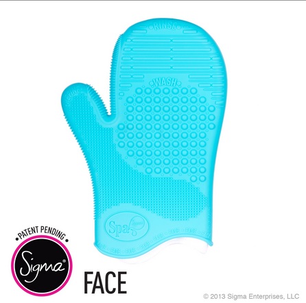 Sigma Spa Brush Cleaning Glove - luvas de limpar pincel de maquiagem