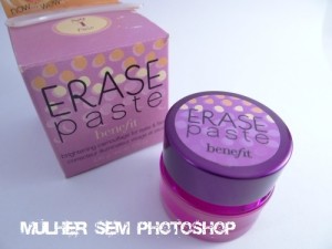 Embalagem do corretivo Erase Paste - Benefit