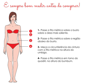 escolher tamanho de lingerie para comprar online