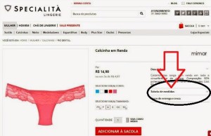 Como escolher tamanho de lingerie compra online tabela medidas