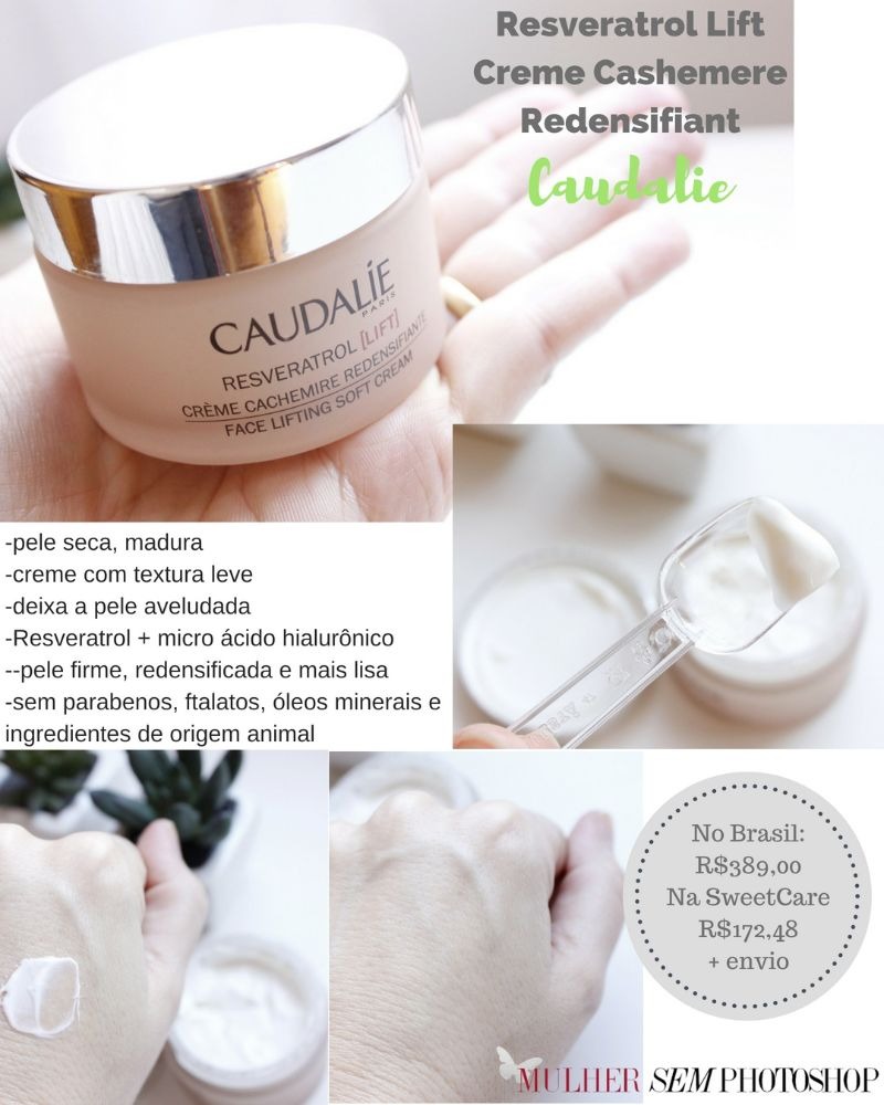 Resveratrol Lift Creme Cashmere Caudalie resenha