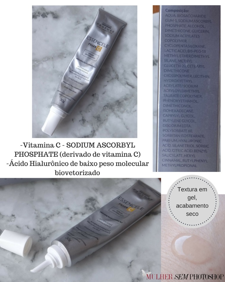 Essencele Filler C - Profuse - resenha de vitamina C para o rosto