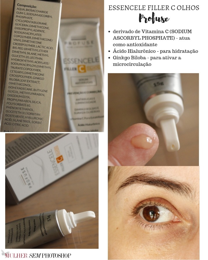 Essencele Filler C Olhos resenha creme para olhos Profuse