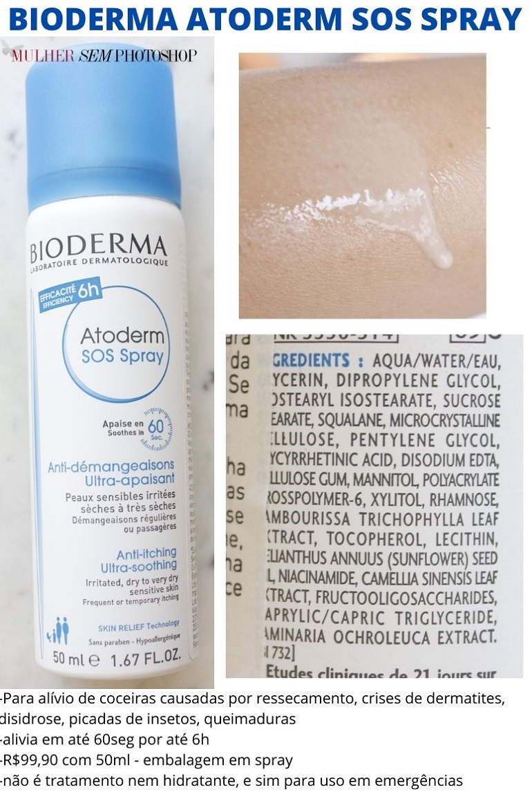 Bioderma Atoderm SOS Spray resenha pra que serve?