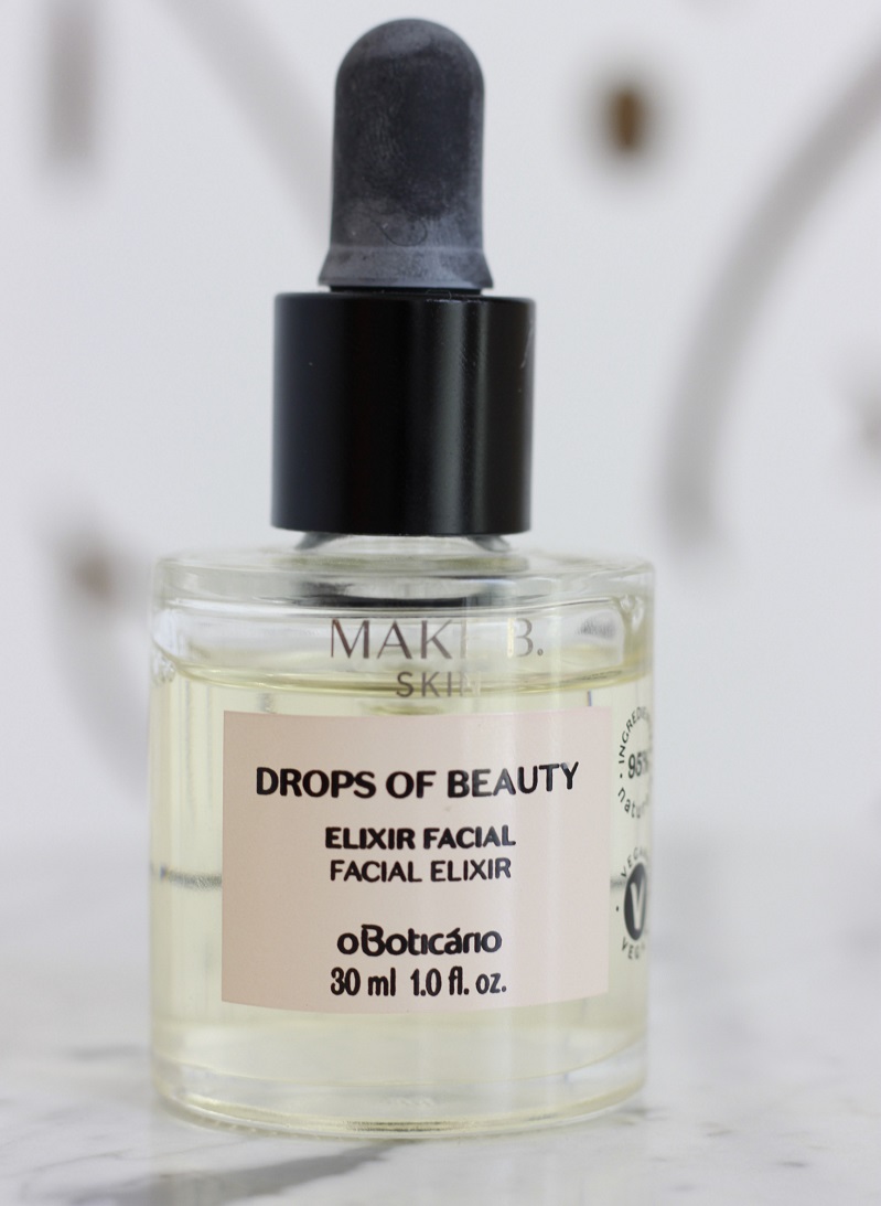 Drops of Beauty Elixir Facial Boticário resenha