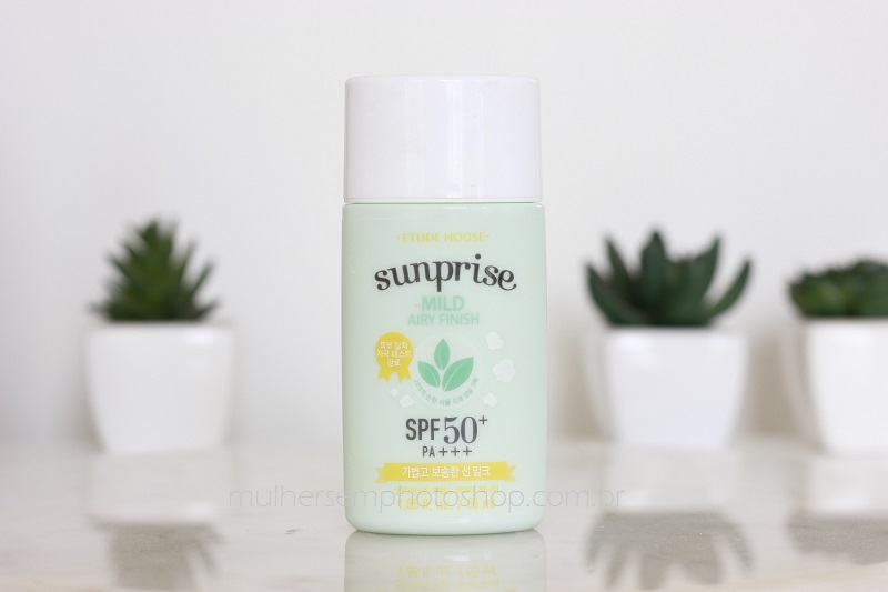 Sunprise Mild Airy Finish SPF50+ Etude House resenha protetor solar