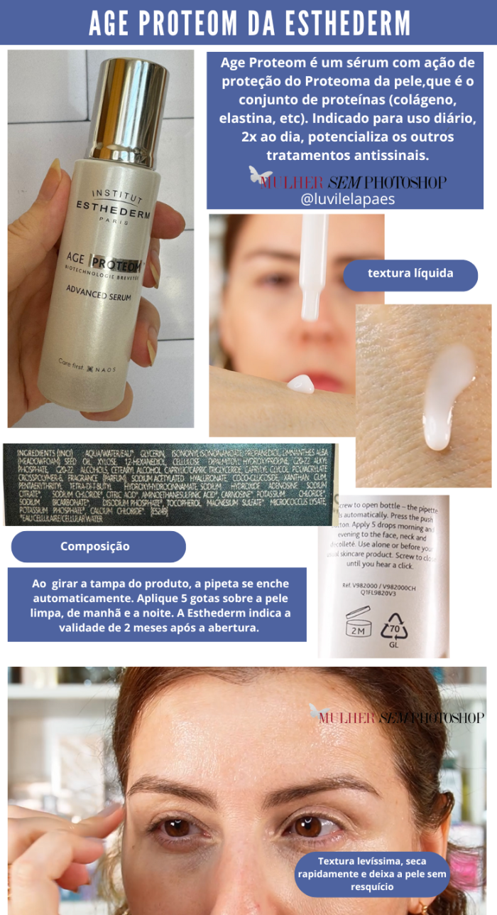 Age Proteom Esthederm - sérum de longevidade celular - resenha