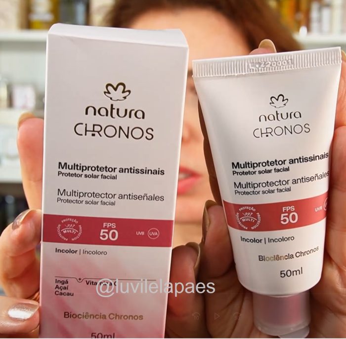 Natura Chronos Multiprotetor Antissinais FPS50 resenha